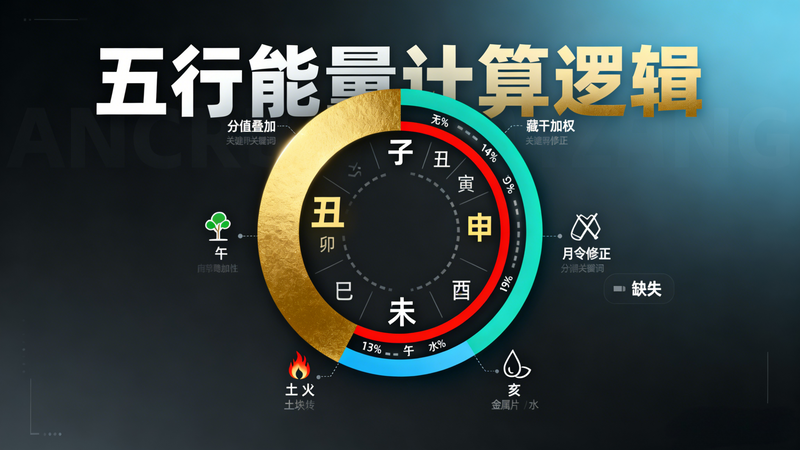 五行能量计算逻辑分析-极客屿 Geek Island.
